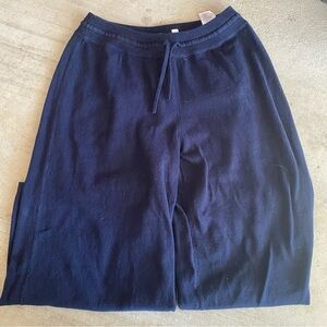 VINCE. | Navy Cozy Sleep Wide Leg Pants Capri Medium